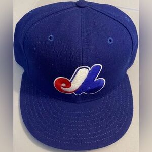 Vintage New Era 59FIFTY MONTREAL
EXPOS GAME HAT Diamond
Collection 100% WOOL